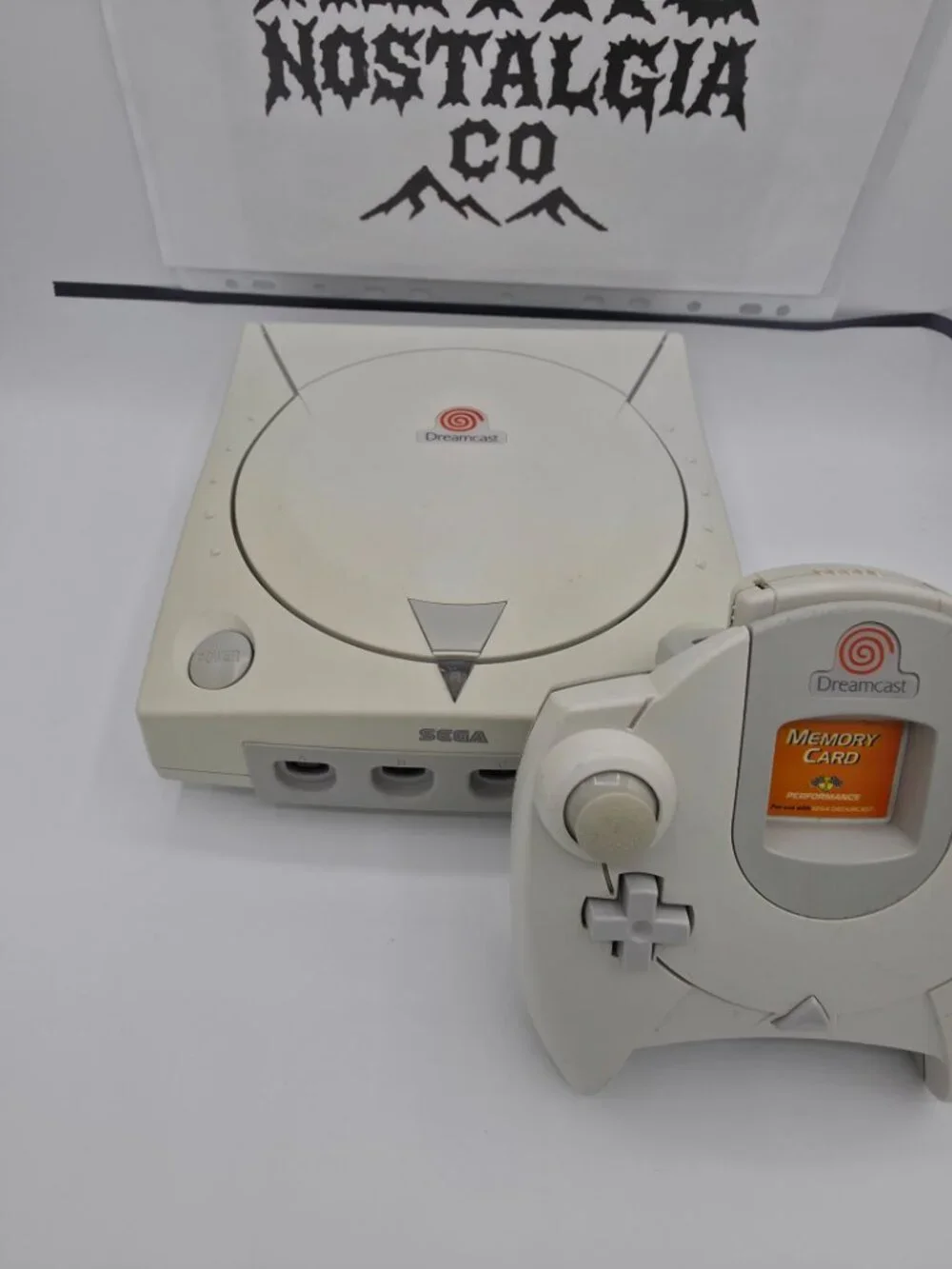 Sega Dreamcast with Controller, Memory Card and Soul Calibur